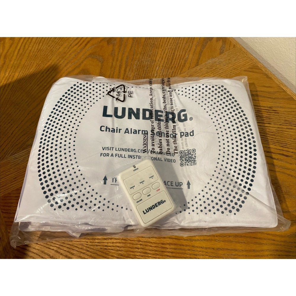 Lunderg Bed and Chair Alarm Pad System Wireless Early Alert Sensor Pad NEW!